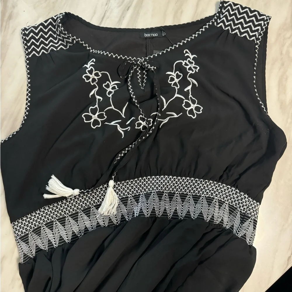 Boohoo women's dress size black size 22 - Picture 3 of 8